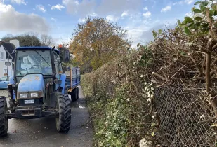 Nettoyage des espaces verts