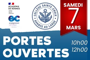 Portes ouvertes le 7 mars 2026