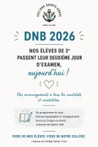 DNB 2026 : on ne lâche rien !